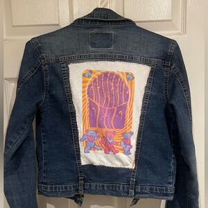 Denim Jacket with Grateful Dead Patch